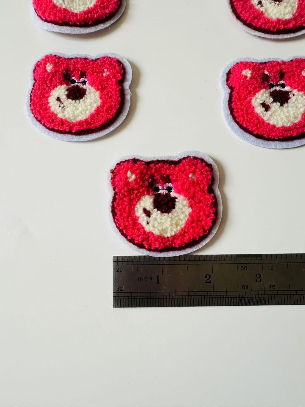 Craft 2.3"x2.2 "Lotso Strawberry Bear Embroidery  Patches For Handmade Handicraft