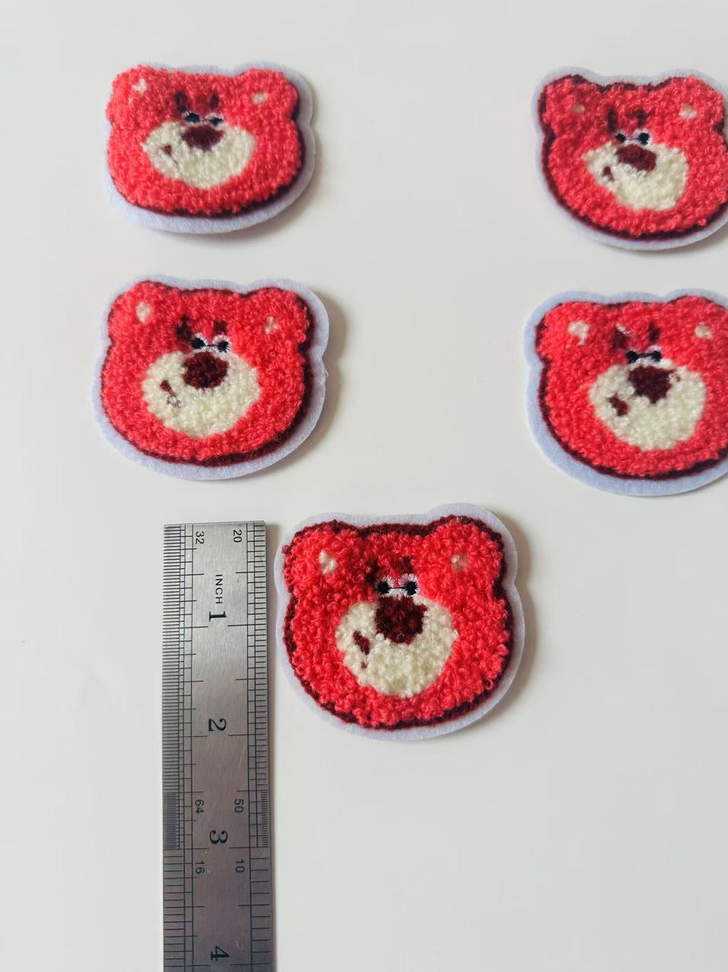 Craft 2.3"x2.2 "Lotso Strawberry Bear Embroidery  Patches For Handmade Handicraft