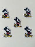 Craft Mickey Mouse 2.3"x3 "Embroidery Jacquard Label For Handmade Handicraft Goods