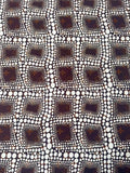 Craft Brown LV With White Dots Cotton And Polyester Cloth Fabric For DIY Handicraft Apparel