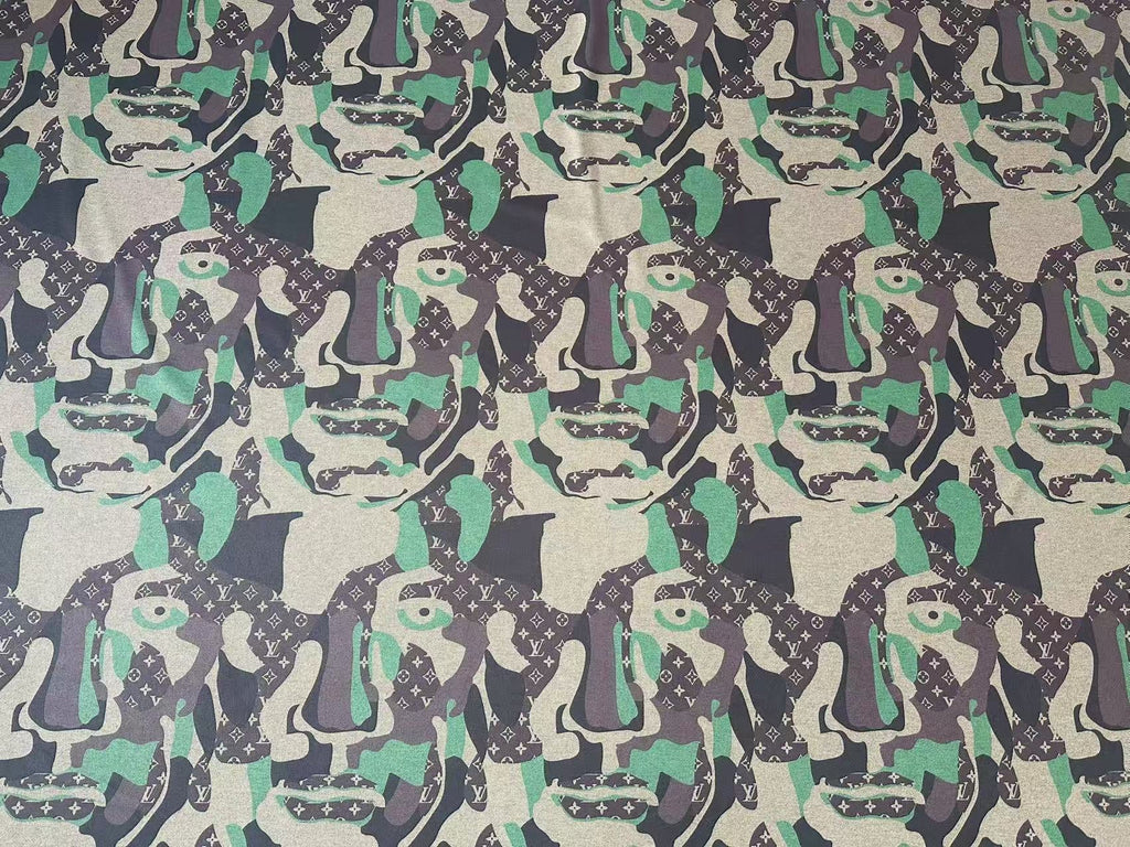 Craft LV With Face Knitted TR Material Fabric For Handmade Handicraft Clothing By Yard