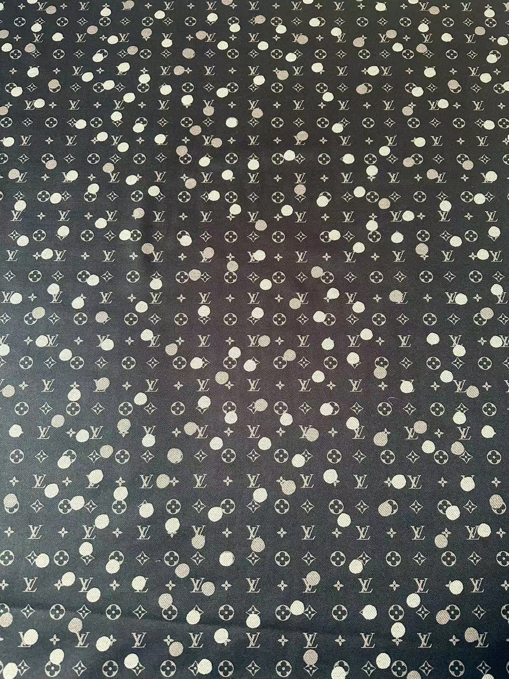 Craft LV With Dots Knitted TR Material Fabric For Handmade Handicraft Clothing By Yard