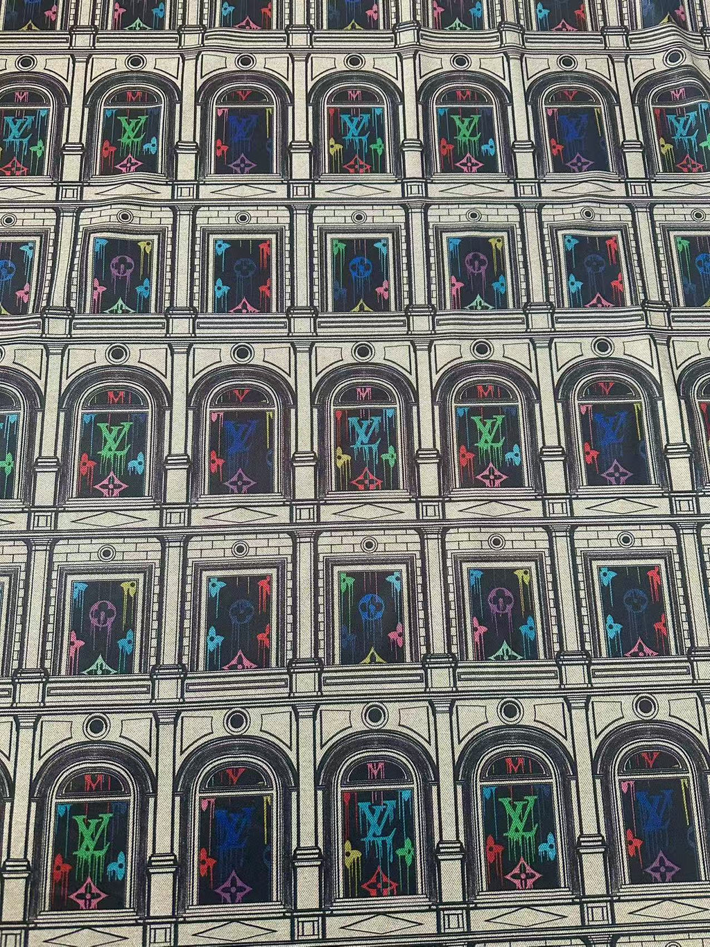 Craft LV Window Knitted TR Material Fabric For Handmade Handicraft Clothing By Yard