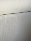 Craft Balenciaga White Silk Jacquard Cloth Fabric For Sewing Clothing By Yard