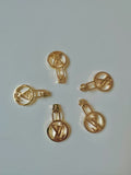Craft Gold #3 LV Ring Metal Zipper For Handmade Handicraft Goods
