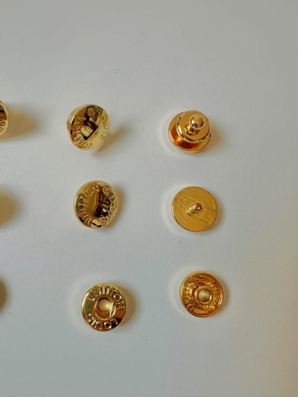 Craft Gold 12MM Louis Vuitton Metal Snap Button For Handmade Handicraft Goods