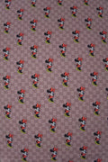 Fashion Gucci Disney Minnie Mouse Cotton With Polyester Fabric, Clothing Elastic Fabric By Yard