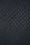 Classic Gucci Jacquard Fabric Cloth, Fabric Bags Fabric Shoes Fabric Hat Fabric good quality (Black)
