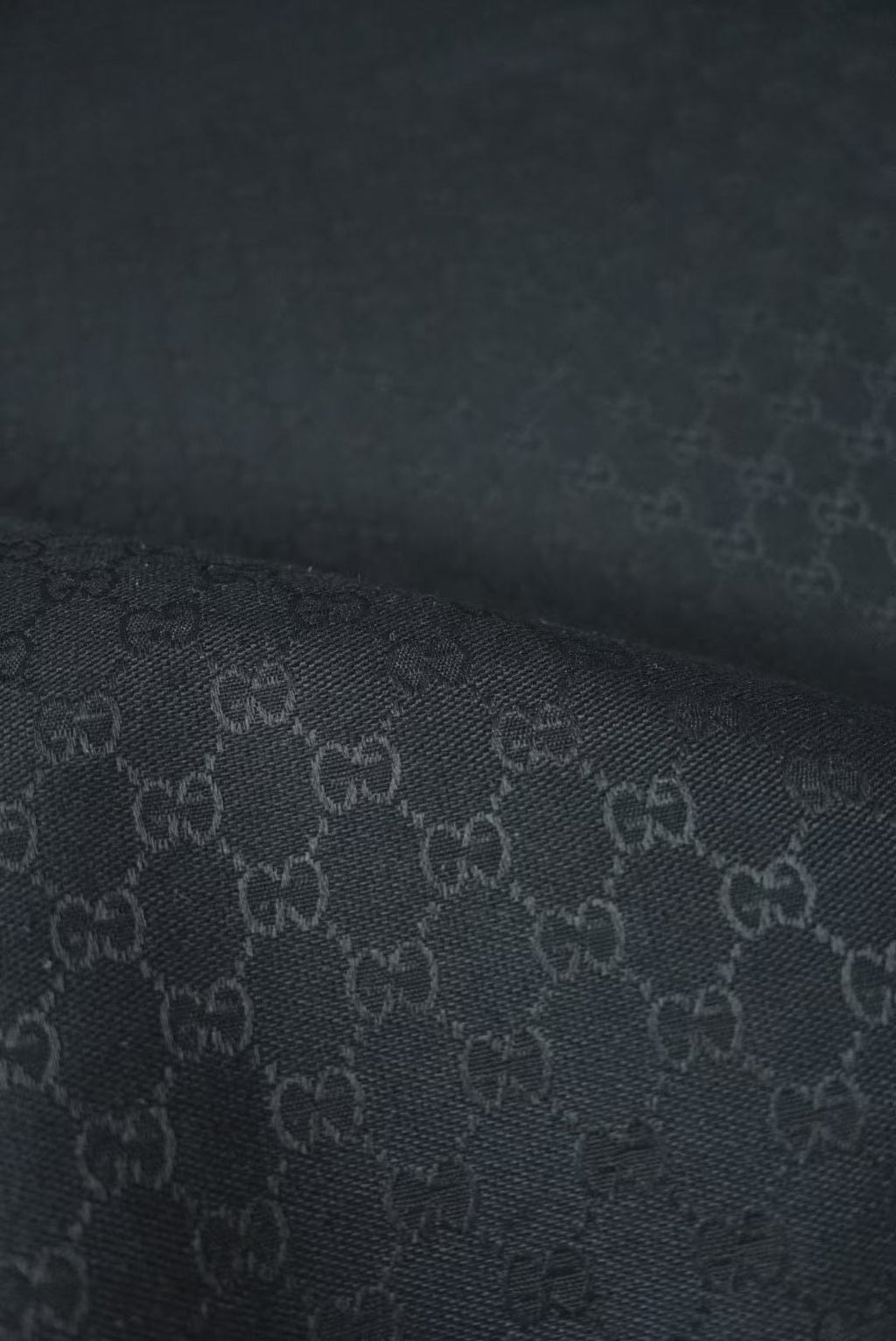 Classic Gucci Jacquard Fabric Cloth, Fabric Bags Fabric Shoes Fabric Hat Fabric good quality (Black)