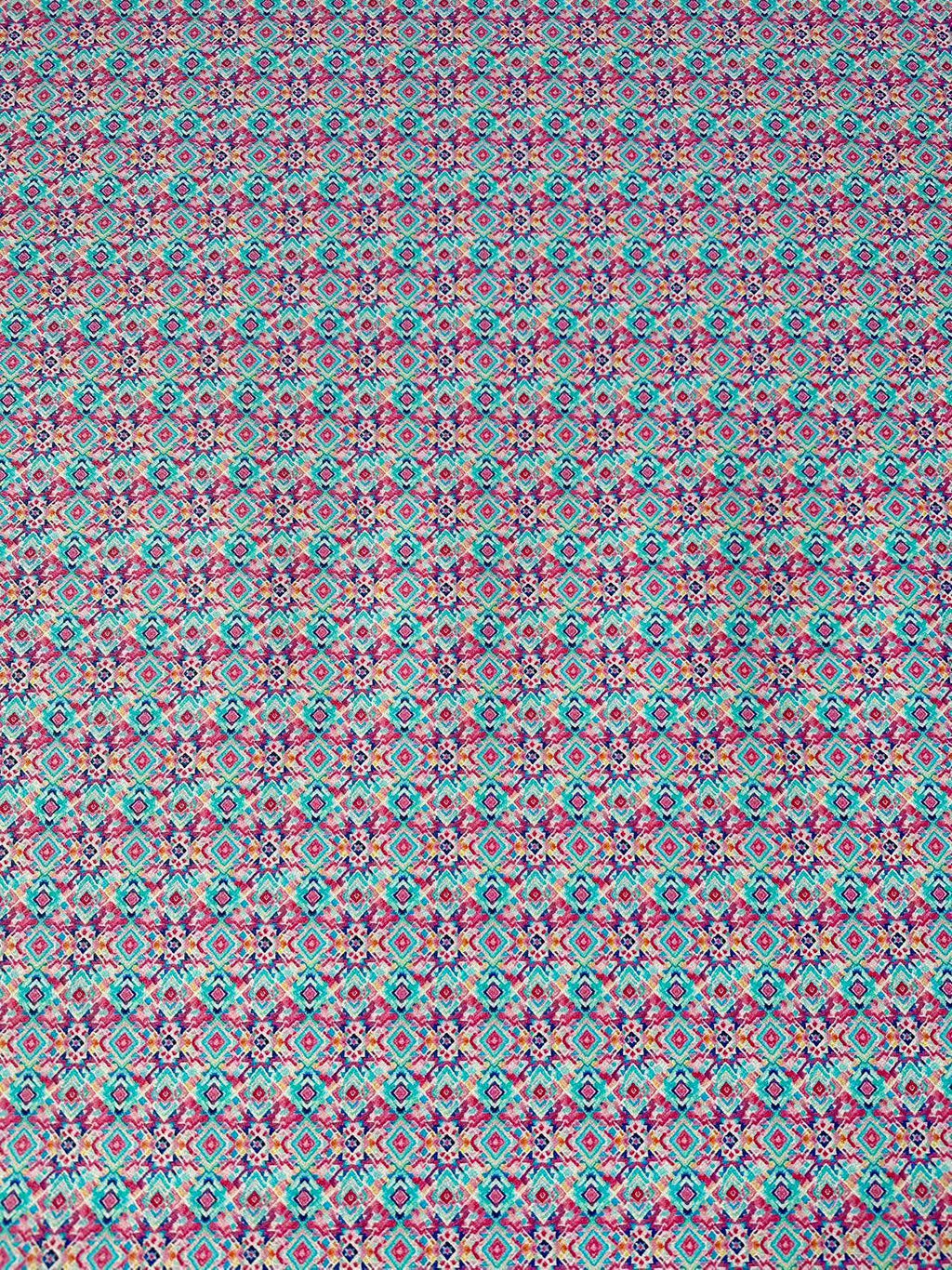 Craft Geometry Colorful Leather Fabric For Handmade Goods