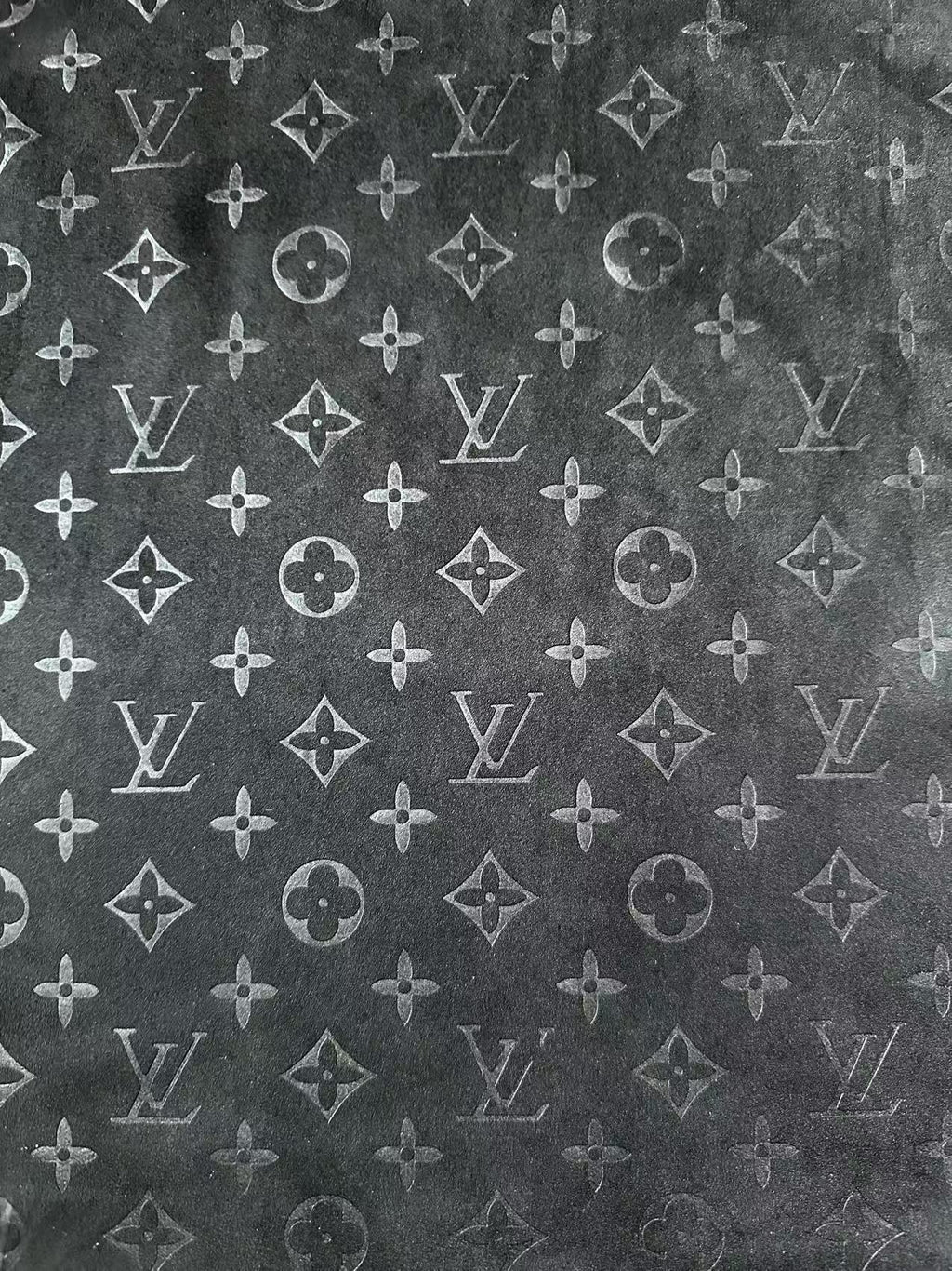 Craft LV Suede Fabric For Handmade Sneaker,Car Upholstery and Apparel By Yard(Black)
