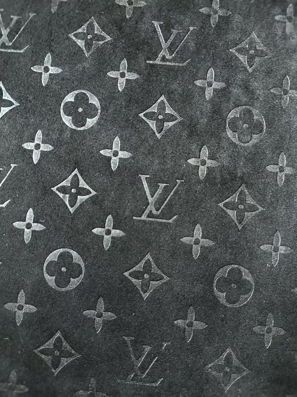 Craft LV Suede Fabric For Handmade Sneaker,Car Upholstery and Apparel By Yard(Black)