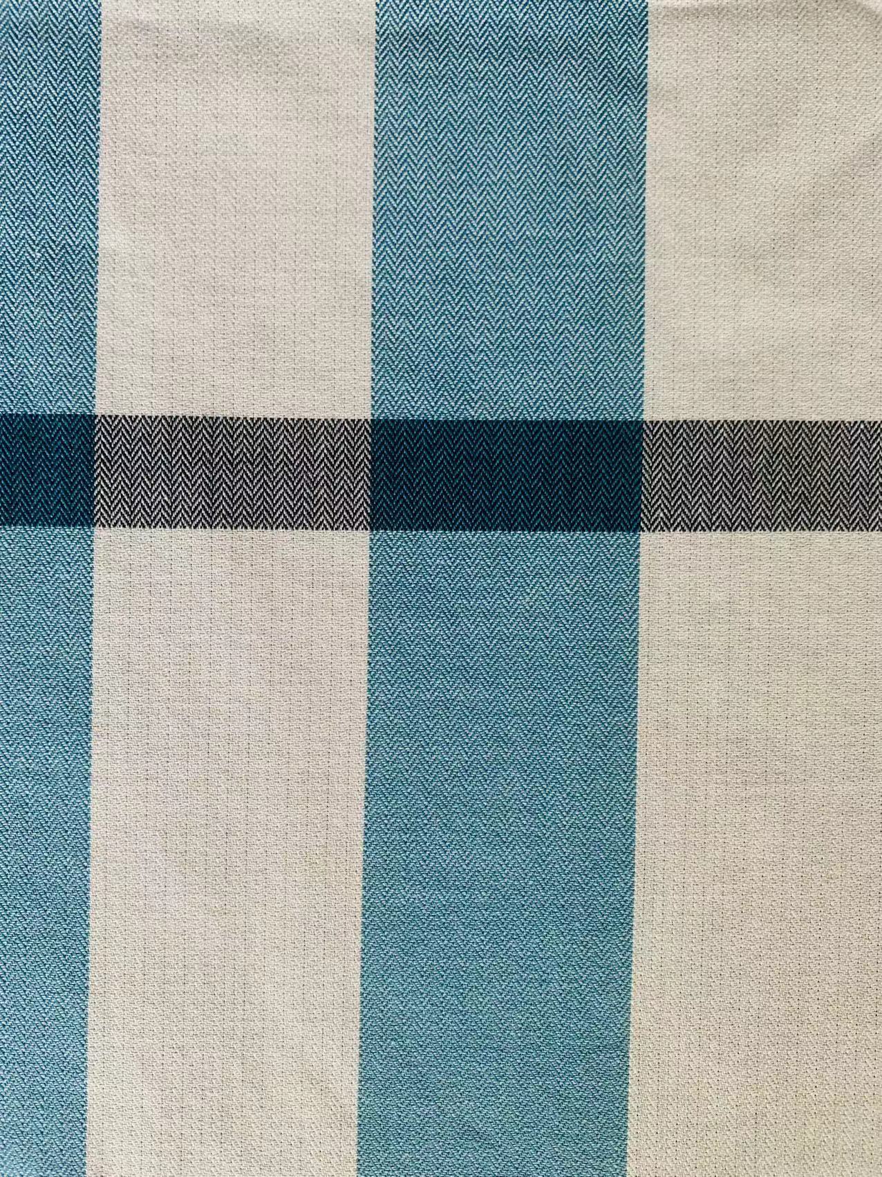 Classic 100% Sky Blue Cotton Fabric ,Shoes Fabric Clothing fabirc Cap, Scarf and Mask Fabric Handicrafts Fabric By Yards(Large Size)