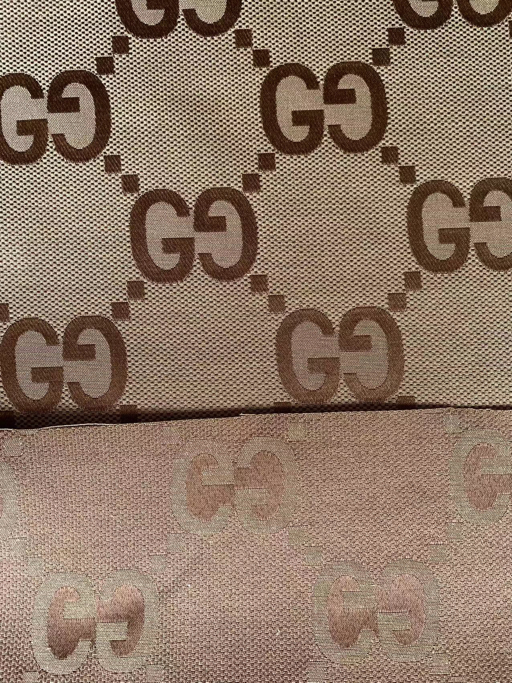 Classic 2.3 Inch Canvas Jacquard Cloth Fabric, GG Fabric,Handmade Clothing ,Fashion Sewing DIY Bags Fabric  Shoes Fabric Hat Fabric Gucci Design By Yards (Yellow)