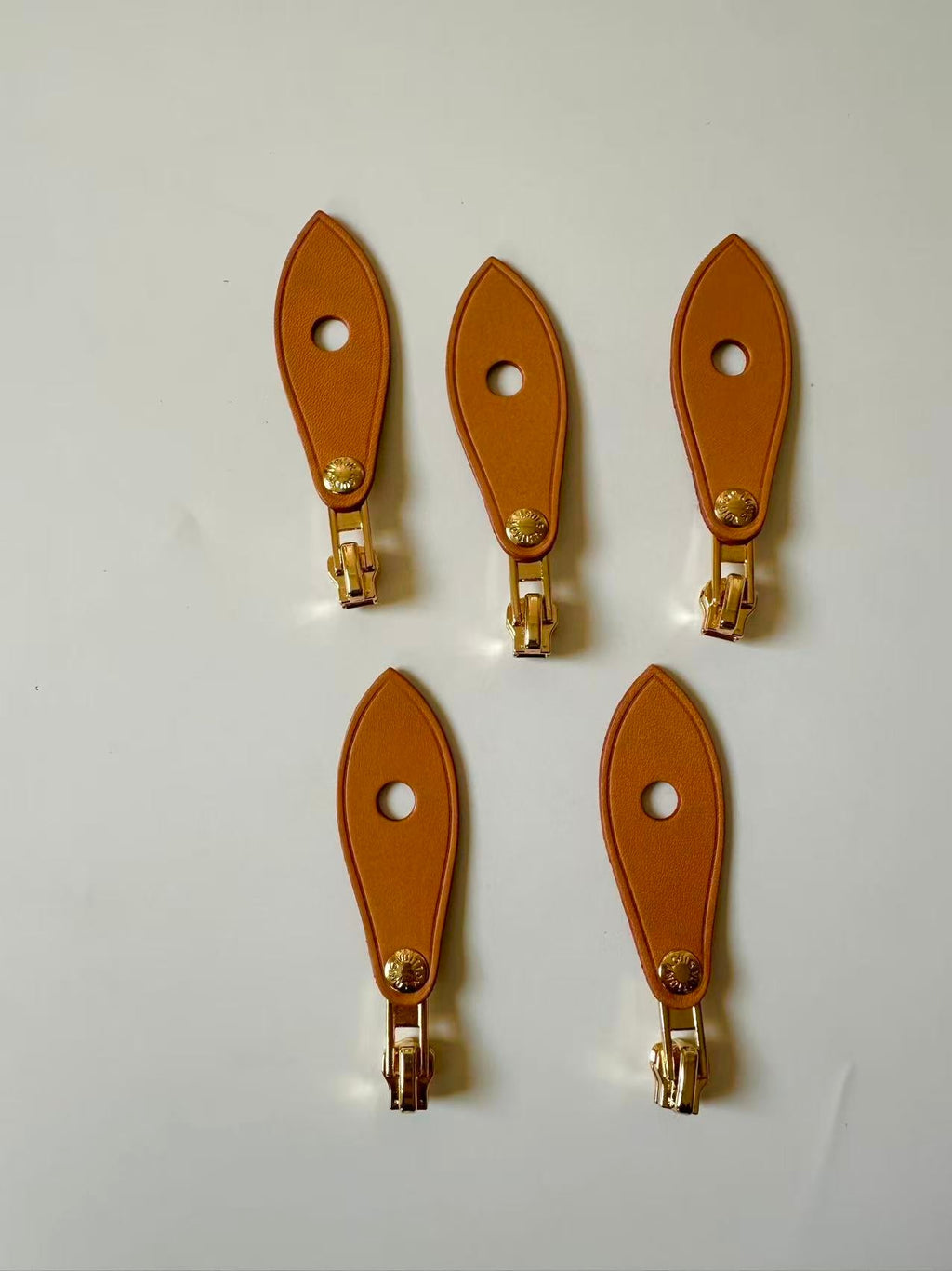 Classic Genuine Leather LV #5 Zipper Head For Handmade Bag Handicraft Goods