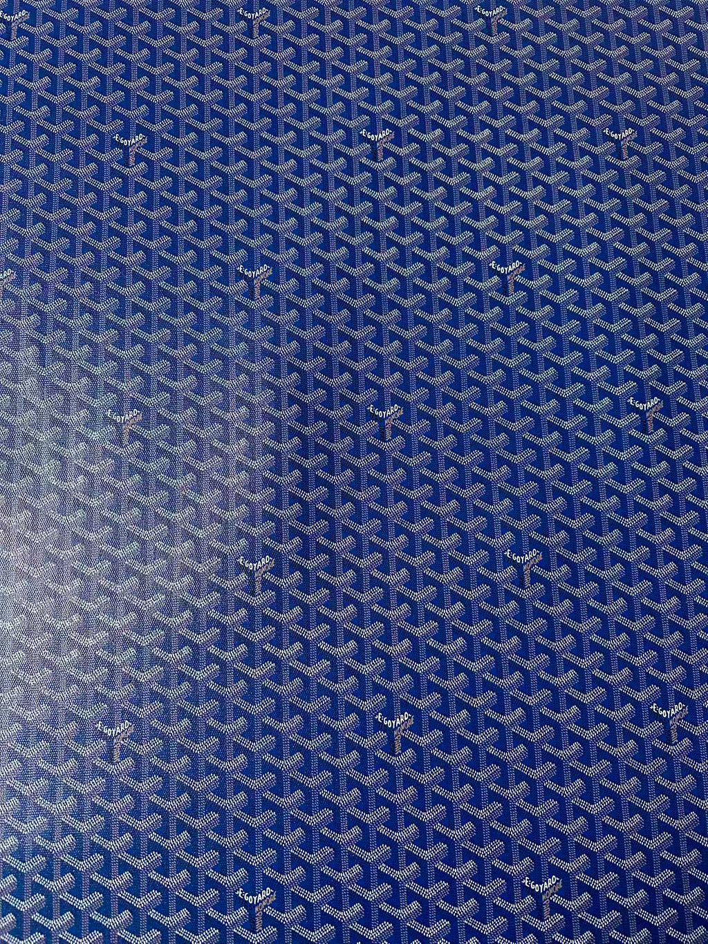 Original Goyard Best Quality Leather For Handmade Bag ,Furniture Handicraft By Yard(Navy Blue)