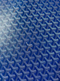 Original Goyard Best Quality Leather For Handmade Bag ,Furniture Handicraft By Yard(Navy Blue)