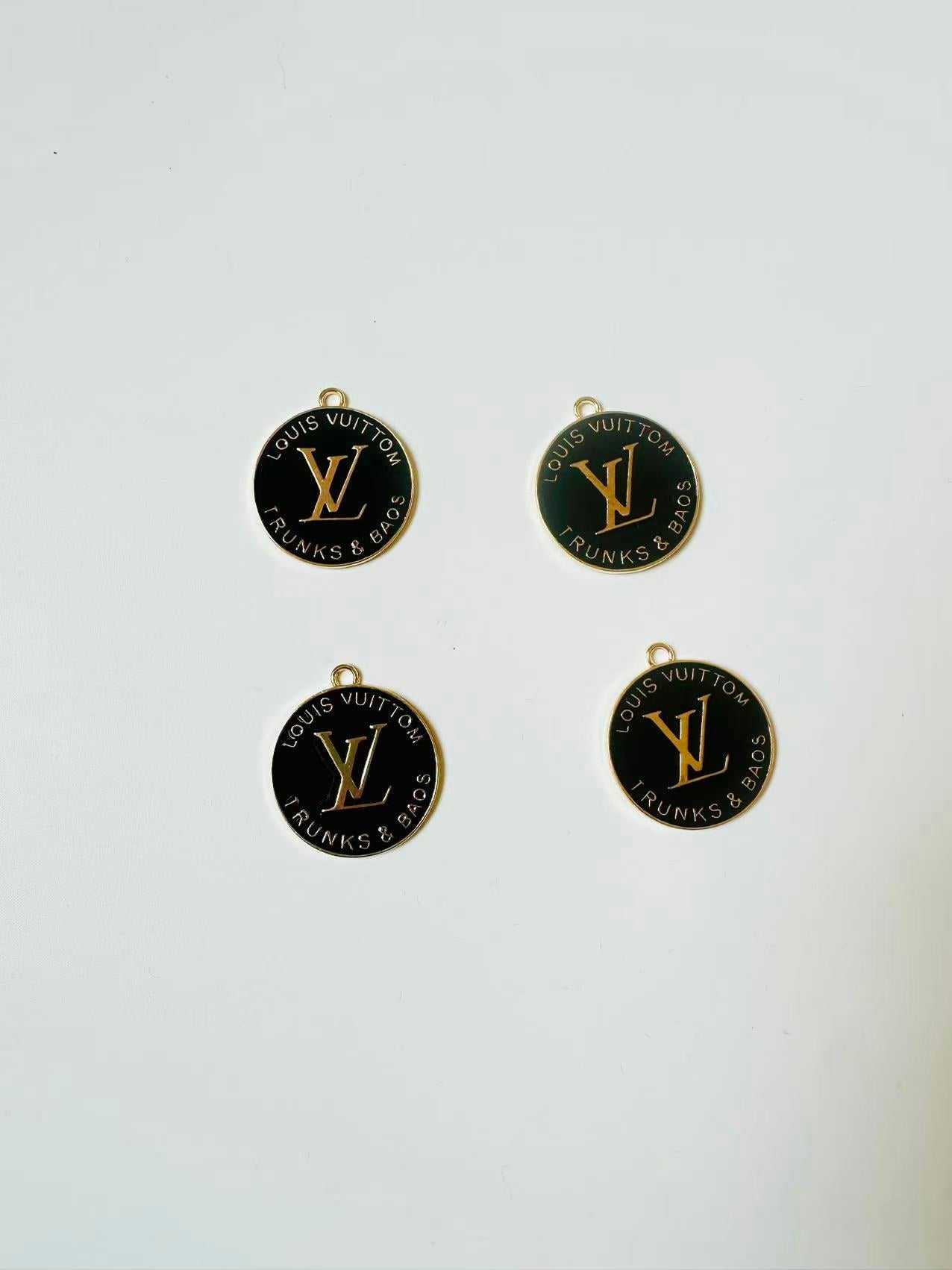 Craft 30MM LV Metal Pendant Accessory For Handmade DIY Goods