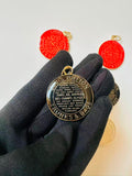 Craft 40MM Louis Vuitton Double-Side Metal Pendant For DIY Gift Goods