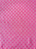 Classic Gucci Jacquard Fabric Cloth, Fabric Bags Fabric Shoes Fabric Hat Fabric good quality (Deep Pink)
