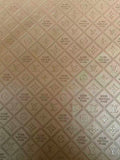 Craft Brown Chocolate LV Embossed Leather For Handmade Bag ,Shoes,Car Seat Goods By Yard