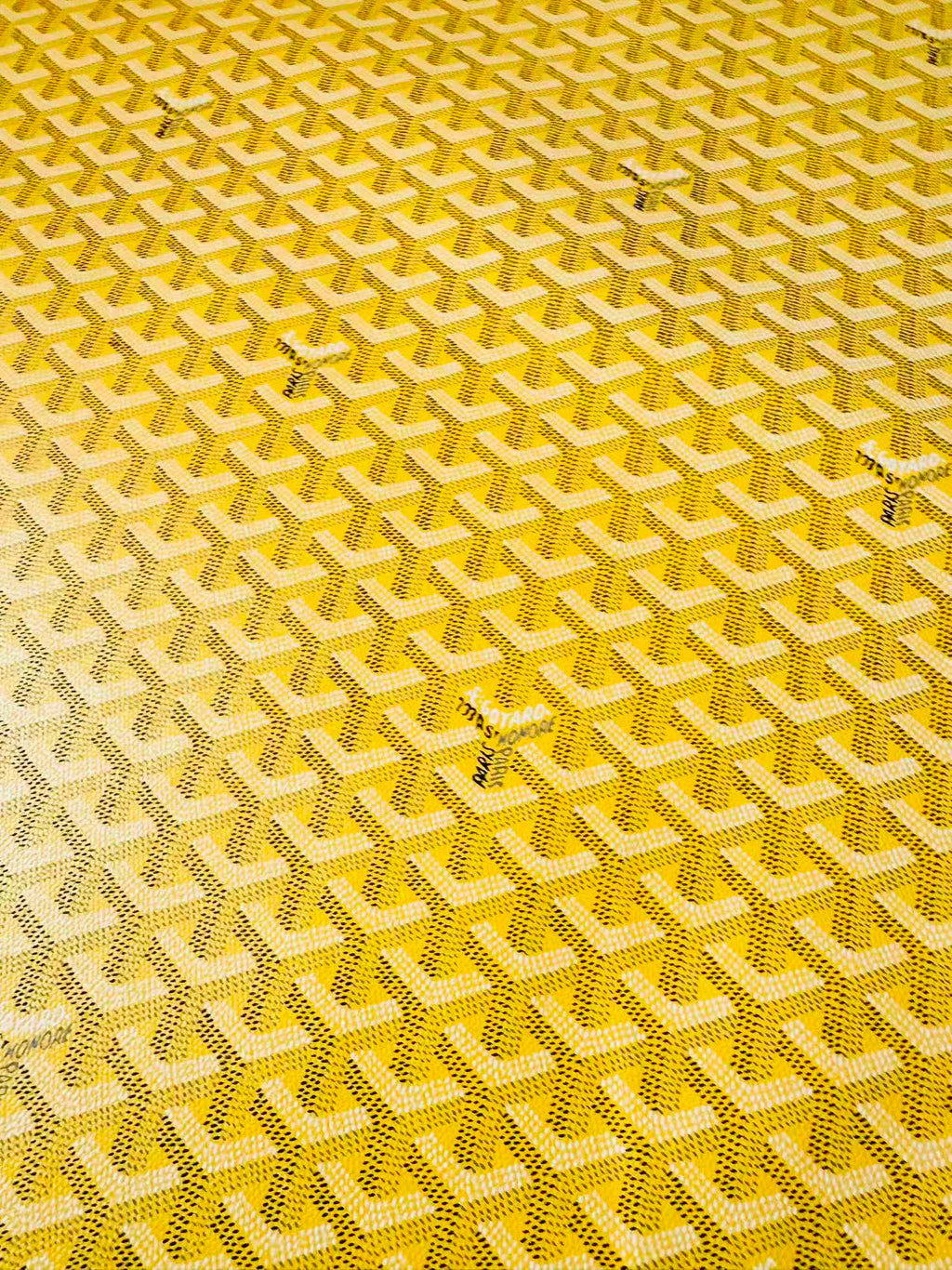 Original Goyard Best Quality Leather For Handmade Bag ,Furniture Handicraft By Yard(Yellow)