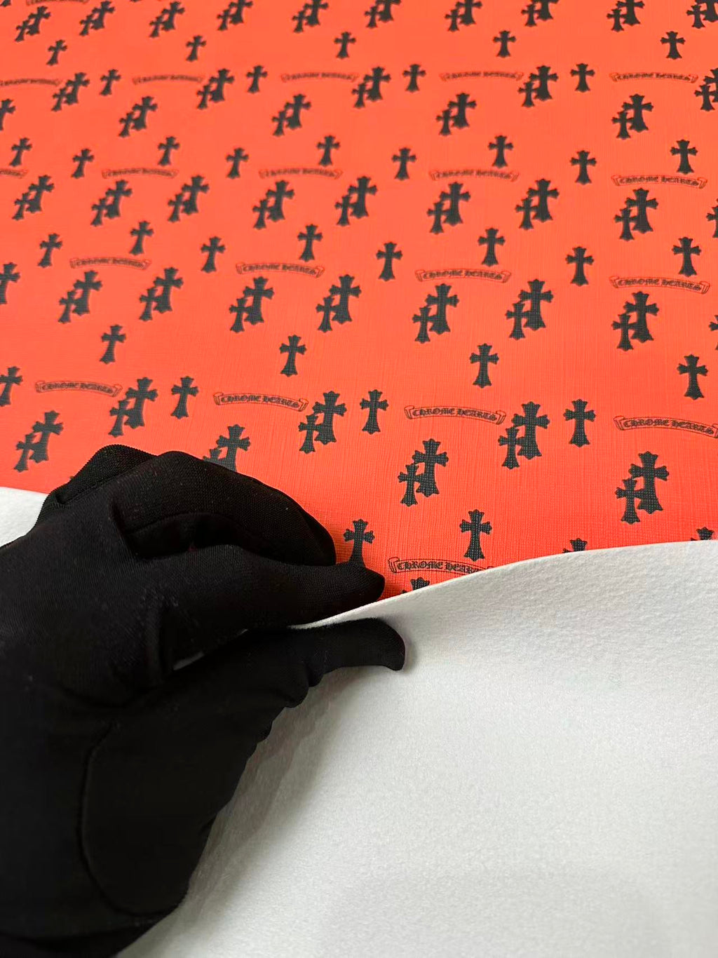 Craft Chrome Hearts Leather Fabric For Handmade Sneaker,DIY Car ,Upholstery Goods