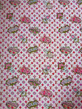 Fashion Pink LV 1854 Leather Fabric For Handmade Sneaker,Bag,Upholstery Handicraft Goods By Yard