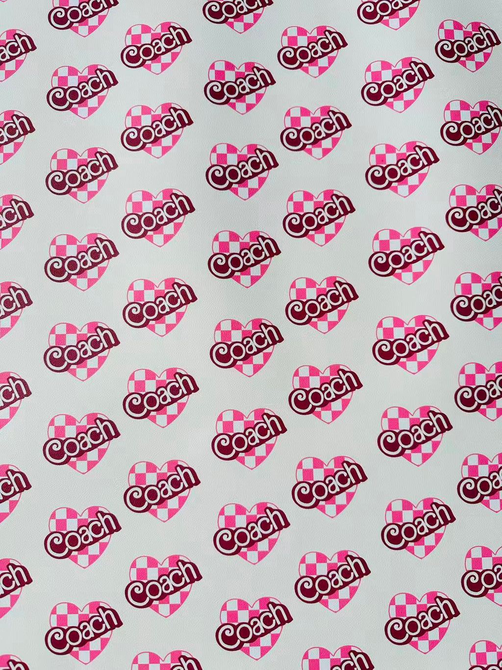 Fashion LOVE Coach Leather Fabric For Handmade Sneaker,Upholstery ,Bag Handicraft Goods