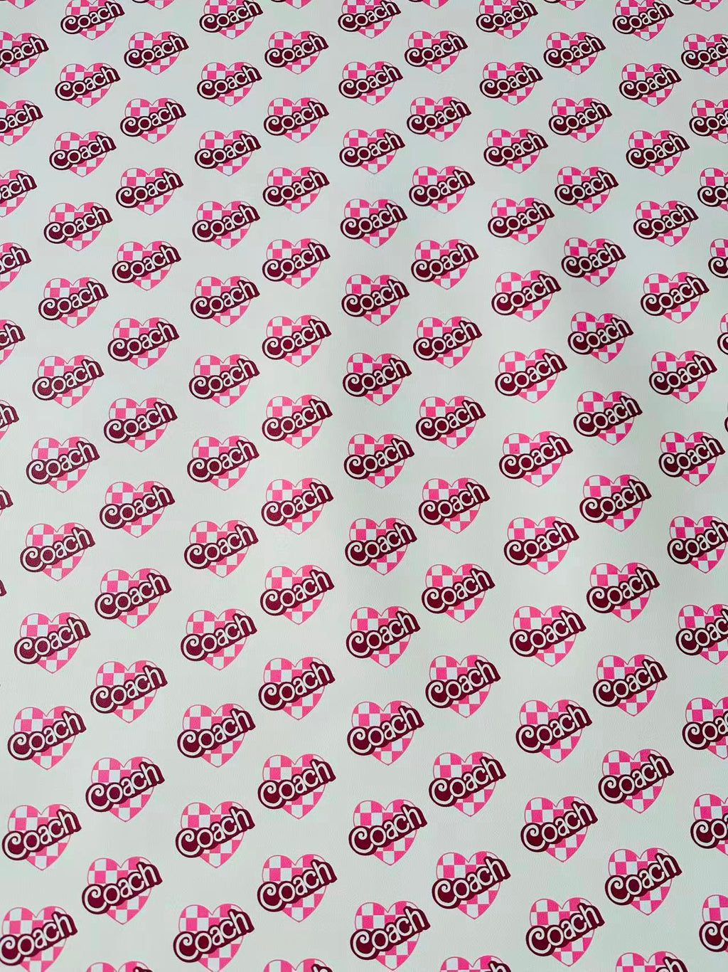 Fashion LOVE Coach Leather Fabric For Handmade Sneaker,Upholstery ,Bag Handicraft Goods