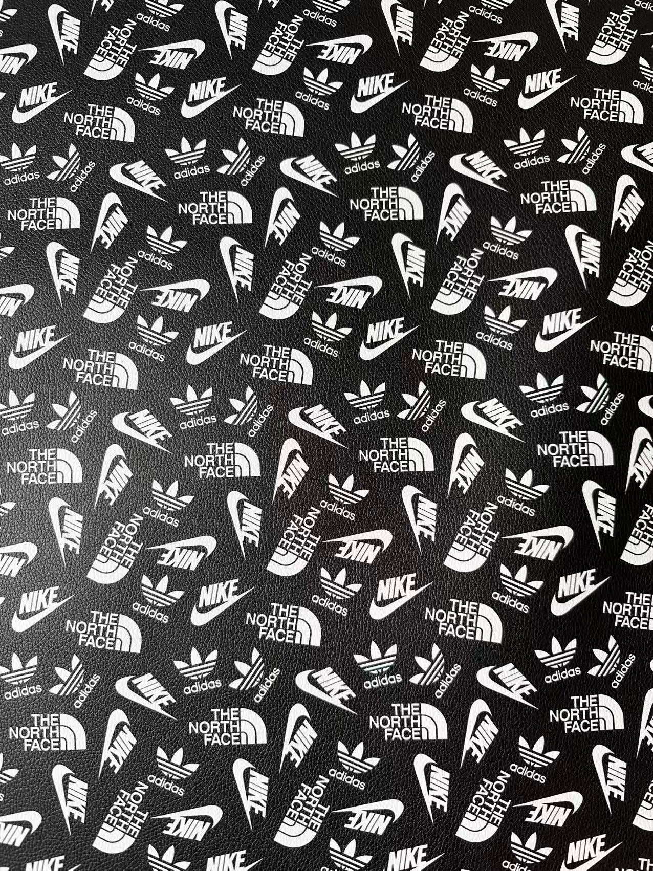 Craft Nike The North Face Adidas Leather Fabric For Handmade Sneaker,Shoes Goods By Yard(Black)