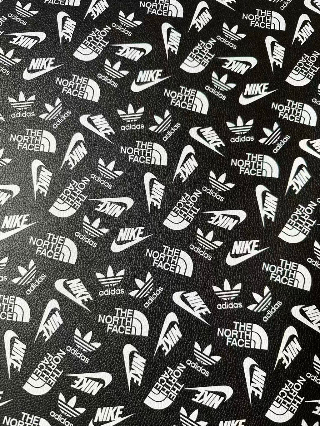 Craft Nike The North Face Adidas Leather Fabric For Handmade Sneaker,Shoes Goods By Yard(Black)