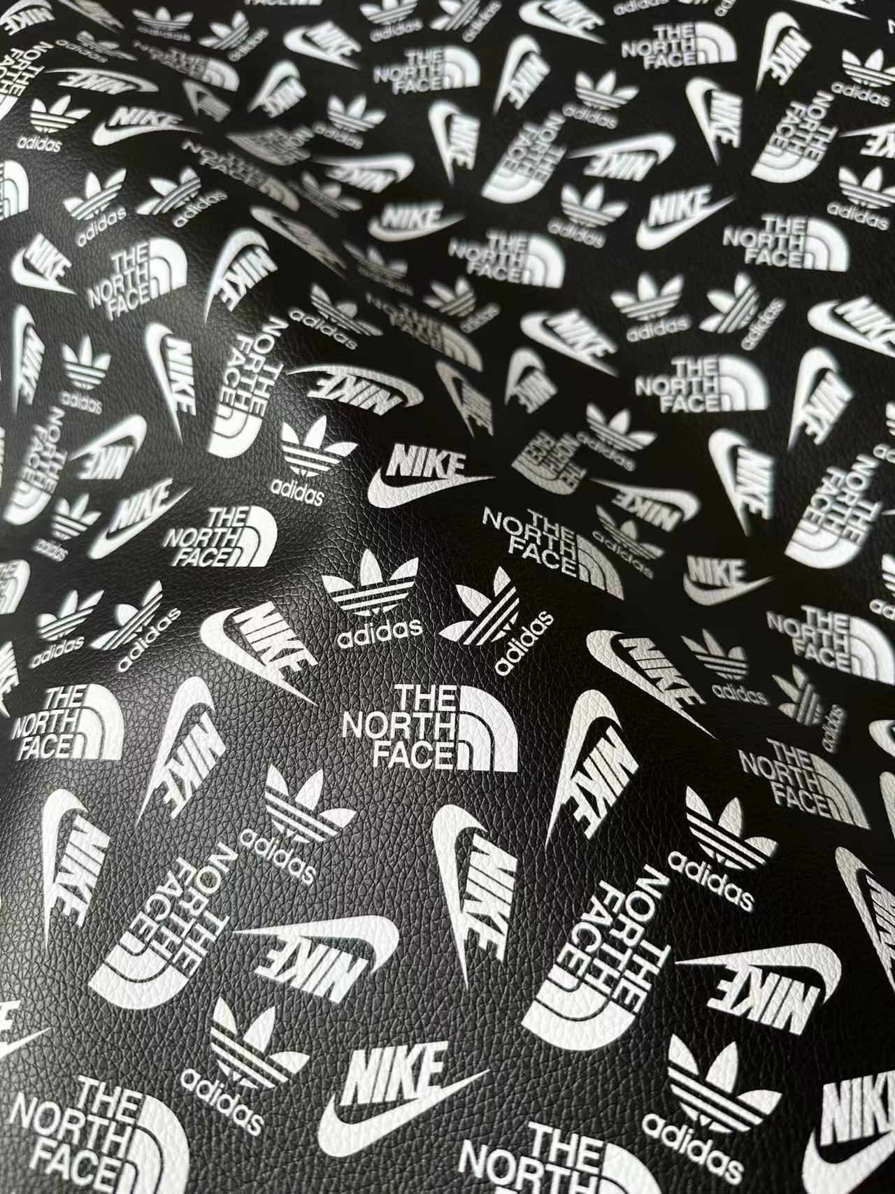 Craft Nike The North Face Adidas Leather Fabric For Handmade Sneaker,Shoes Goods By Yard(Black)