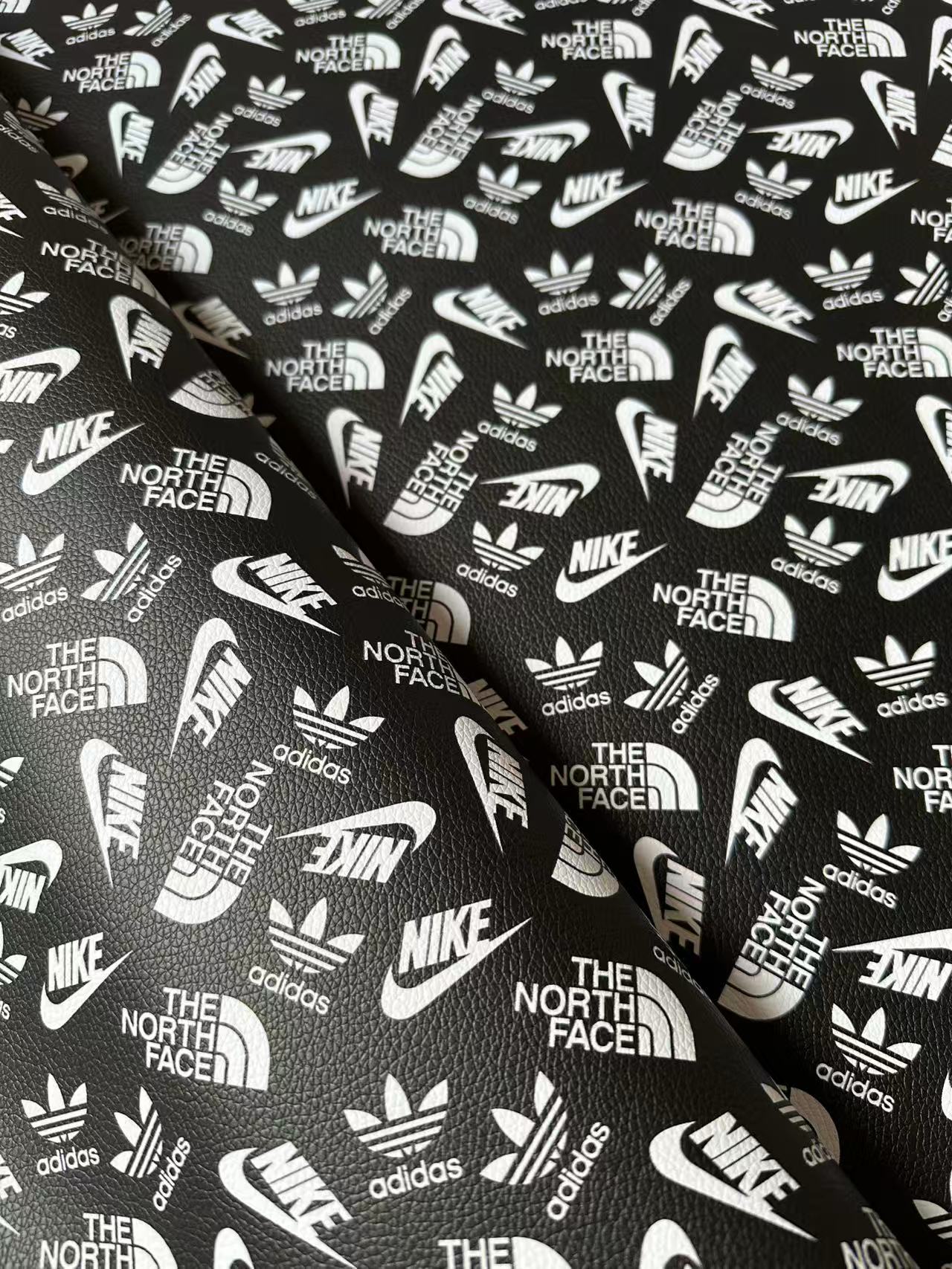 Craft Nike The North Face Adidas Leather Fabric For Handmade Sneaker,Shoes Goods By Yard(Black)