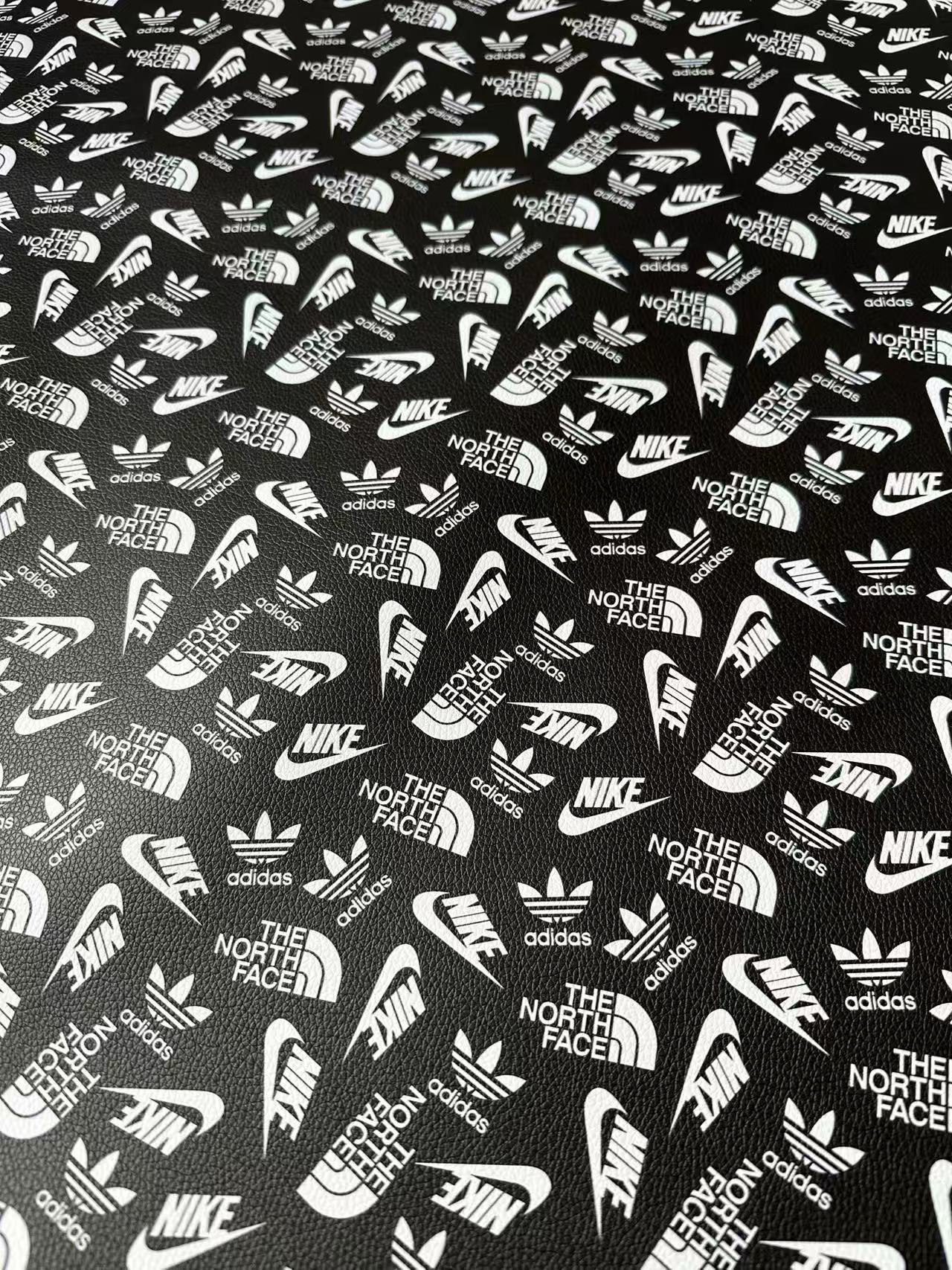 Craft Nike The North Face Adidas Leather Fabric For Handmade Sneaker,Shoes Goods By Yard(Black)