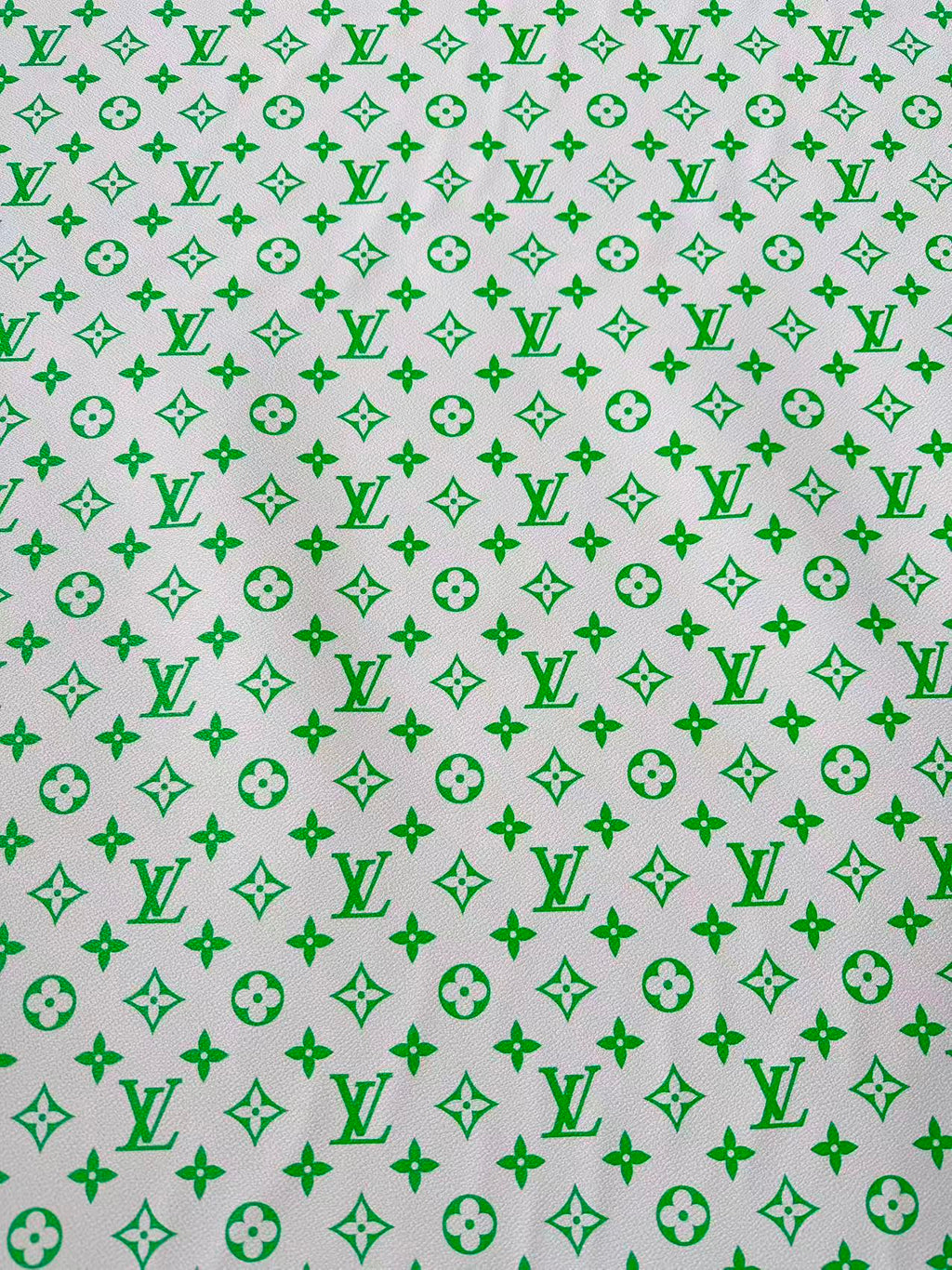 Fashion Green With White Leather Fabric For Handmade Sneaker,Car Upholstery Goods