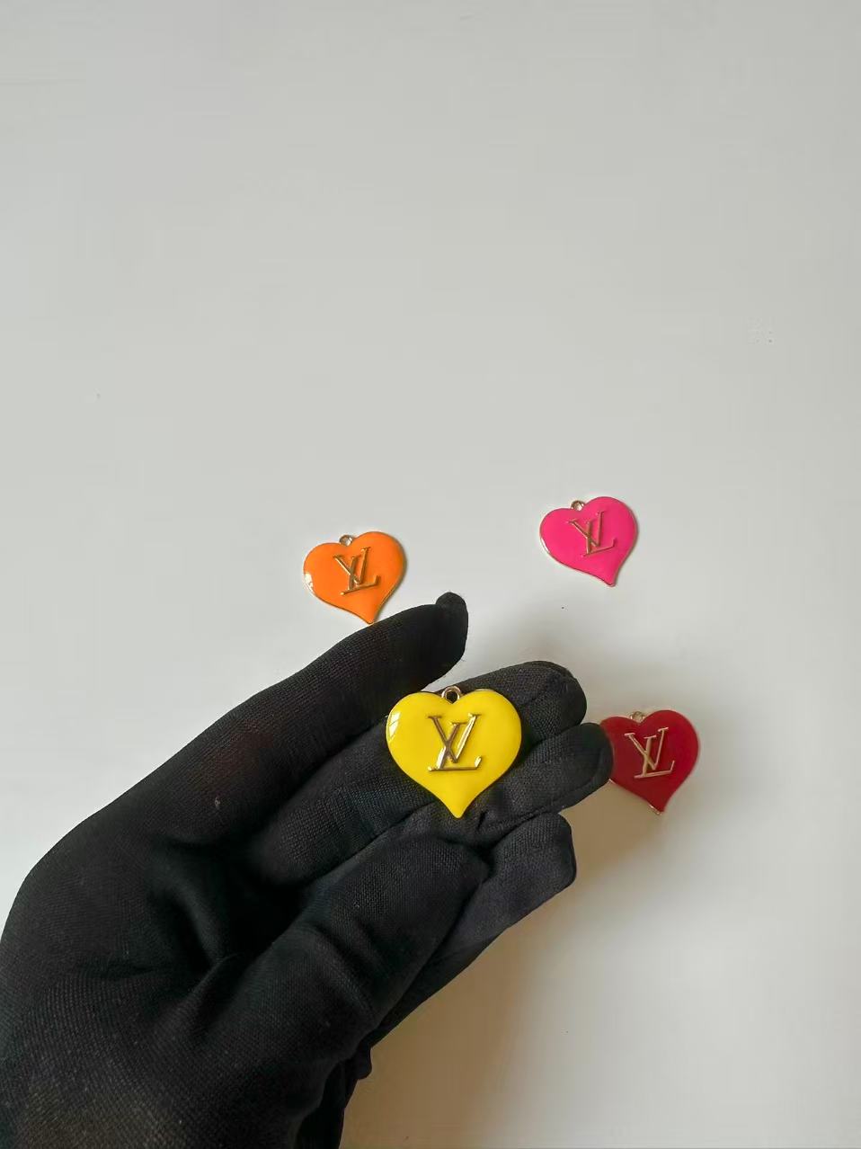 Craft 30MM LOVE LV Metal Pendant Accessory For Handmade DIY Goods