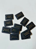 Craft Black Gucci  2"x1.3" Metal Label For Handmade DIY Sewing Apparel Goods