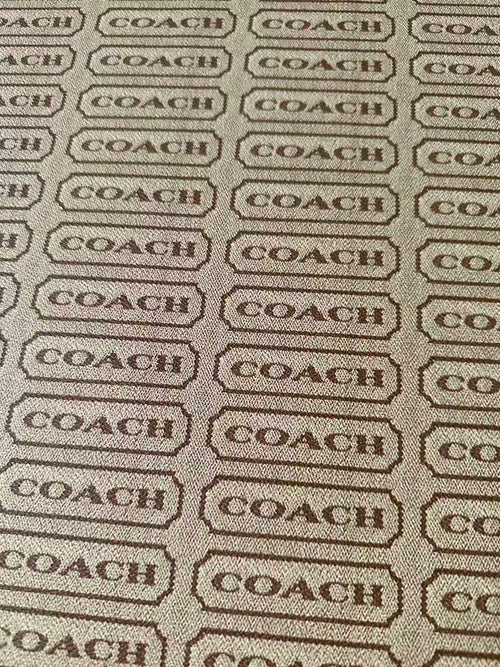 Classic Coach Leather Fabric For Handmade Handicraft By Yards