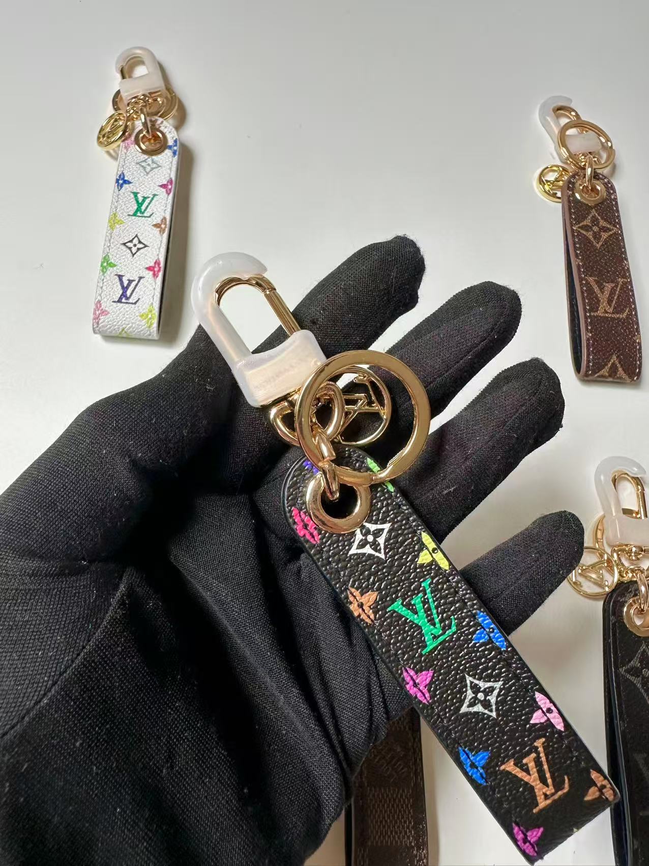 Craft Keychain LV Monogram ,Luxury Bag Accessory Goods