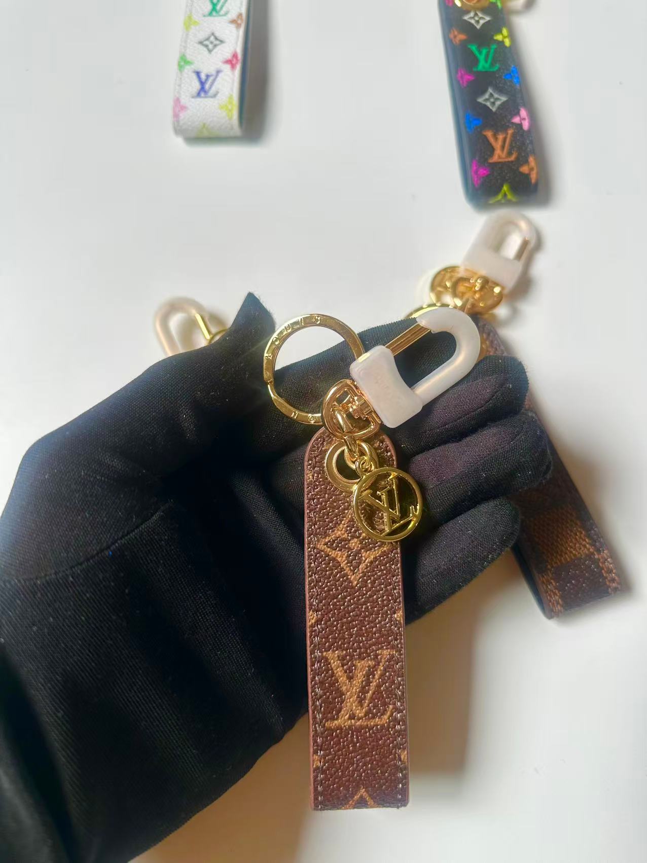 Craft Keychain LV Monogram ,Luxury Bag Accessory Goods
