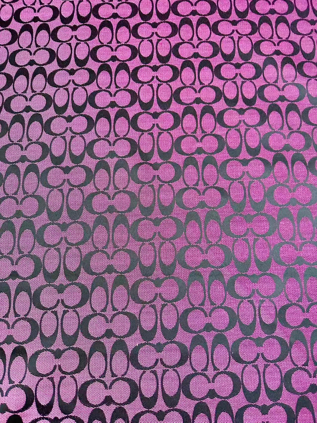 Classic Coach Jacquard Cloth Fabric For Handmade Clothing ,Bags ,Shoes Hat By Yards(Purple)