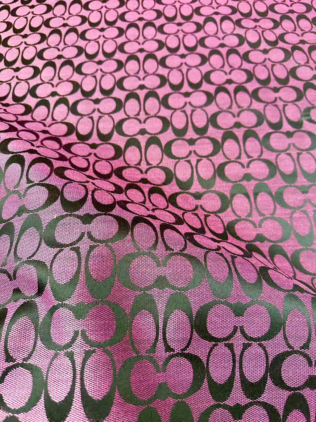 Classic Coach Jacquard Cloth Fabric For Handmade Clothing ,Bags ,Shoes Hat By Yards(Purple)