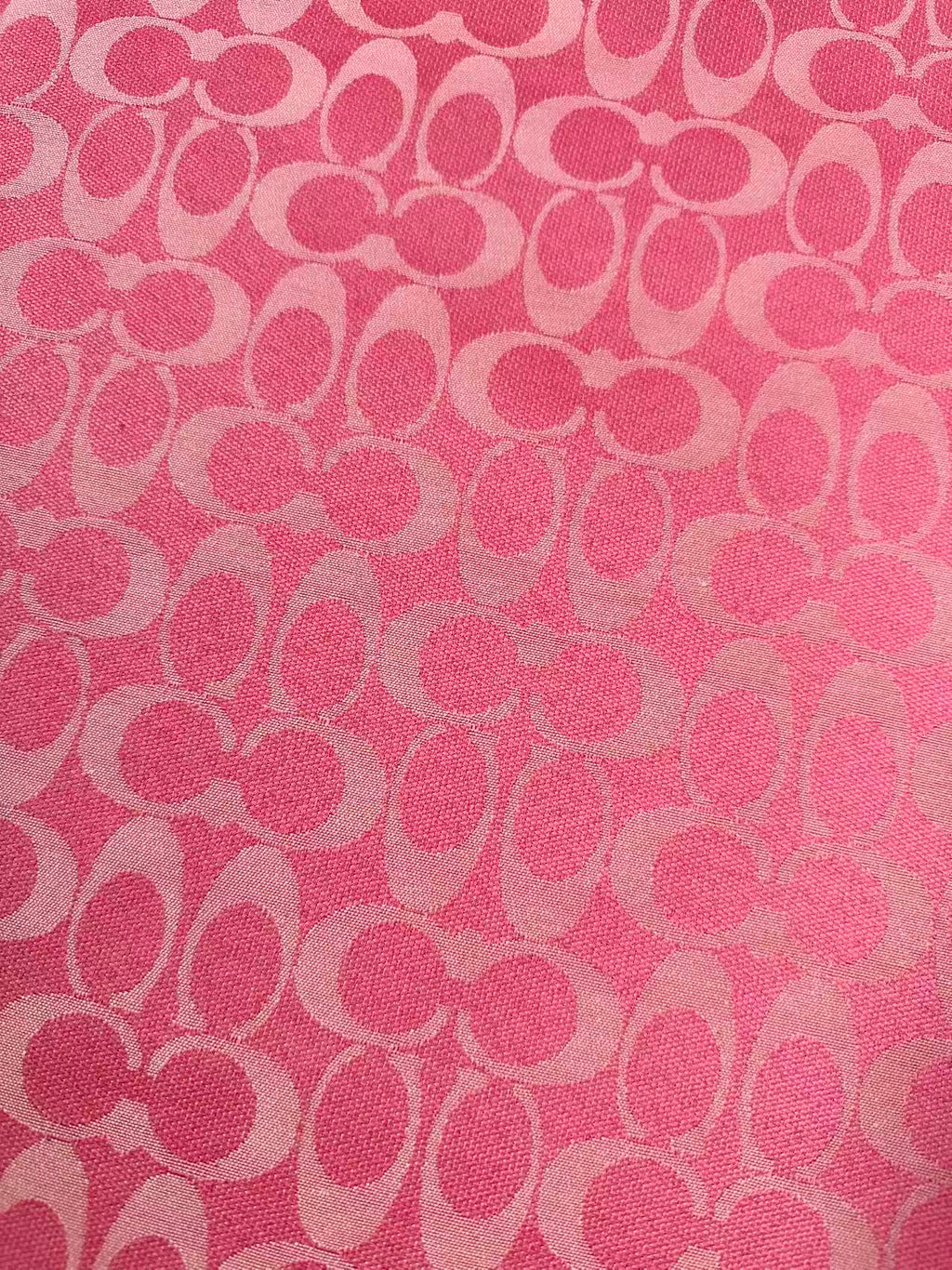 Classic Coach Jacquard Cloth Fabric For Handmade Clothing ,Bags ,Shoes Hat By Yards(Pink)