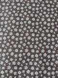 Fashion Chrysanthemum Leather Fabric For Handmade Sneaker , Bag Upholstery Goods By Yard