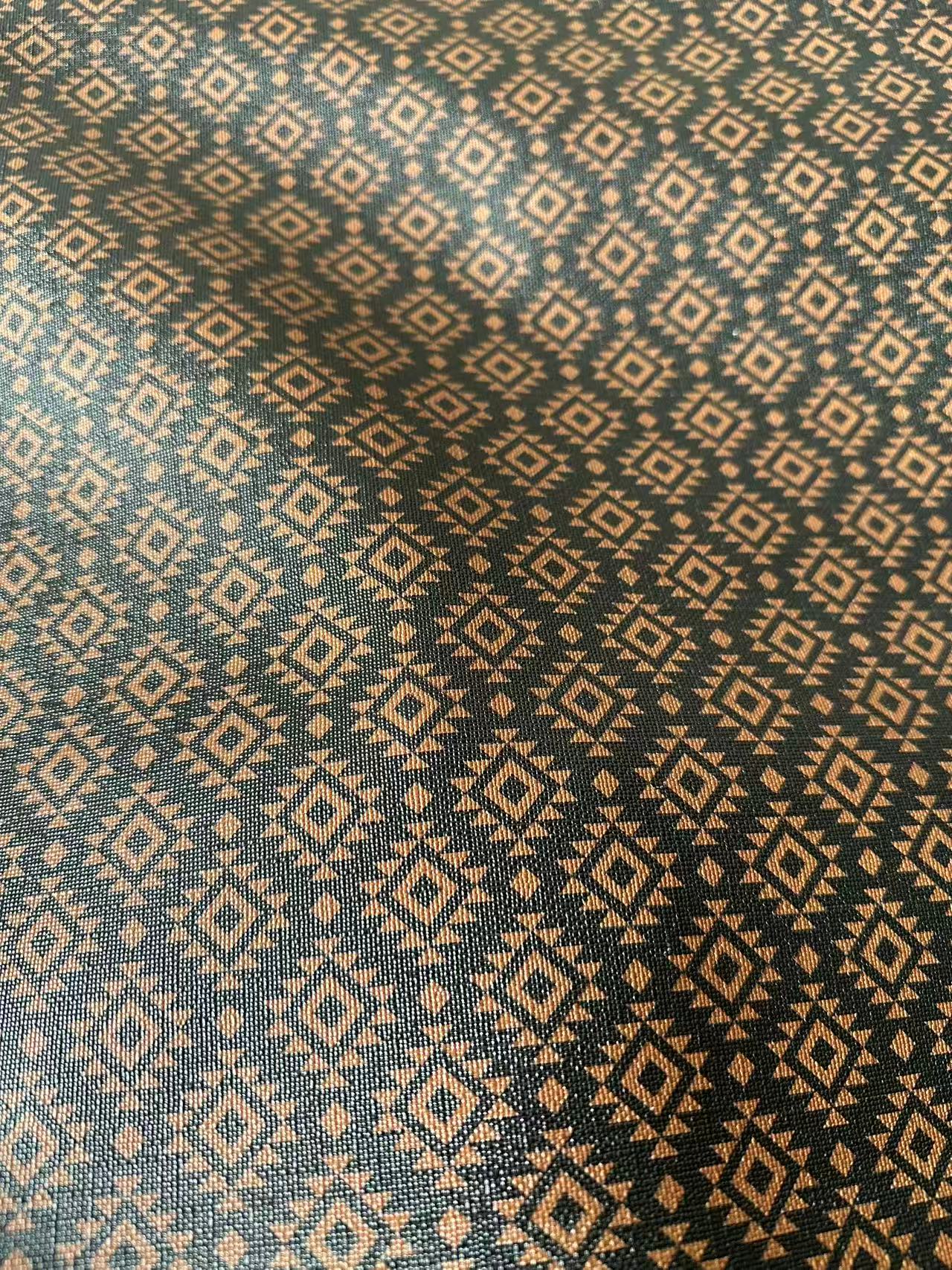 Fashion Brown Leather Fabric For Handmade Handicraft Goods