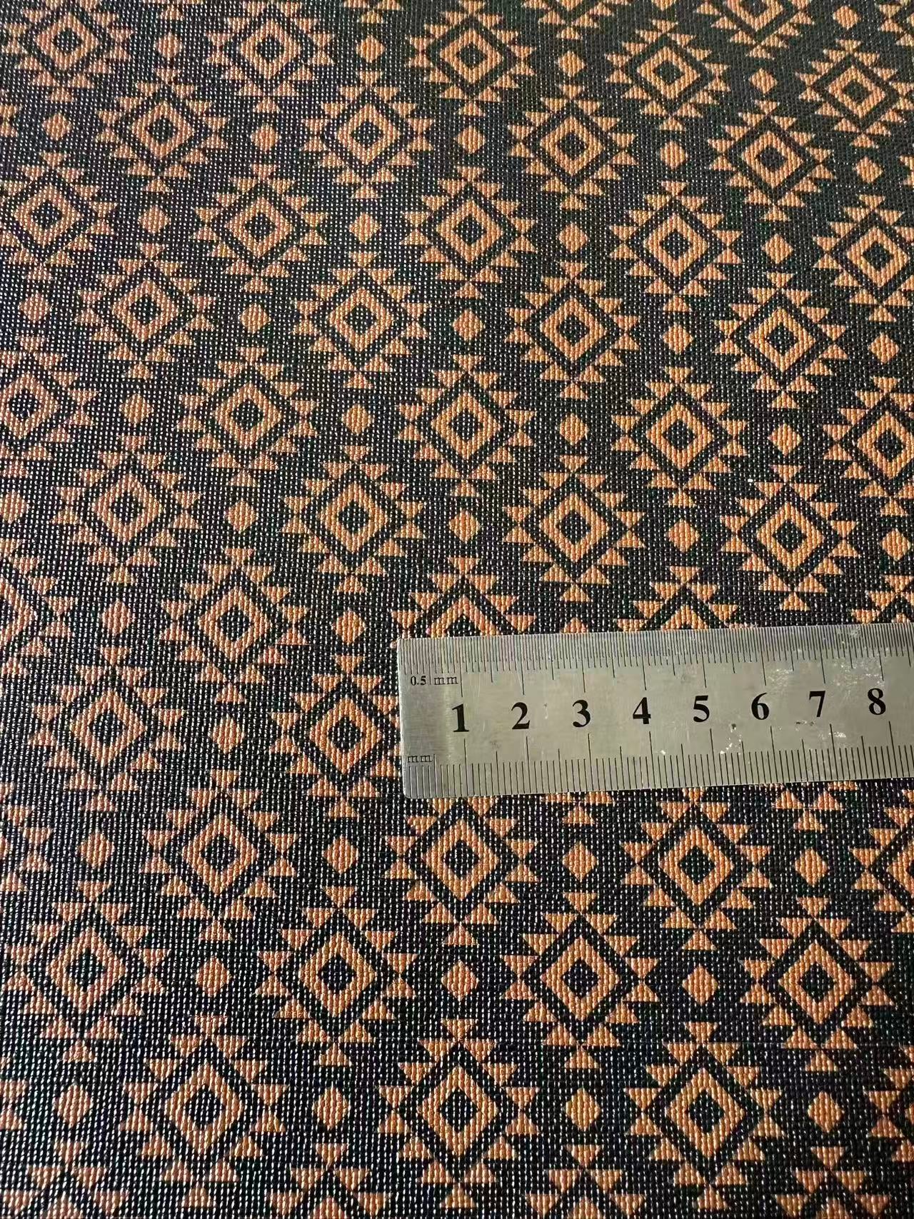 Fashion Brown Leather Fabric For Handmade Handicraft Goods