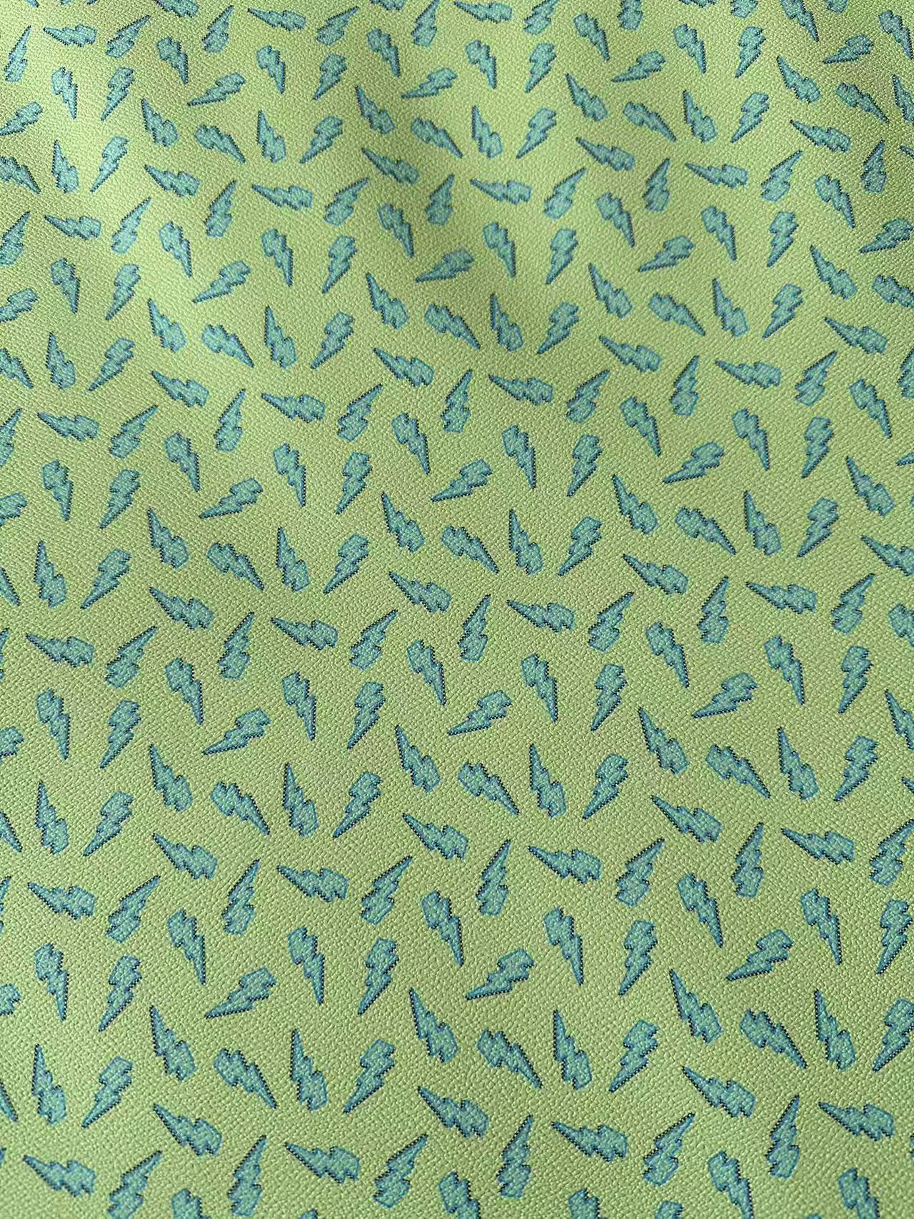Fashion Green Lighting Leather Fabric For Handmade Sneaker , Bag Upholstery Goods By Yard