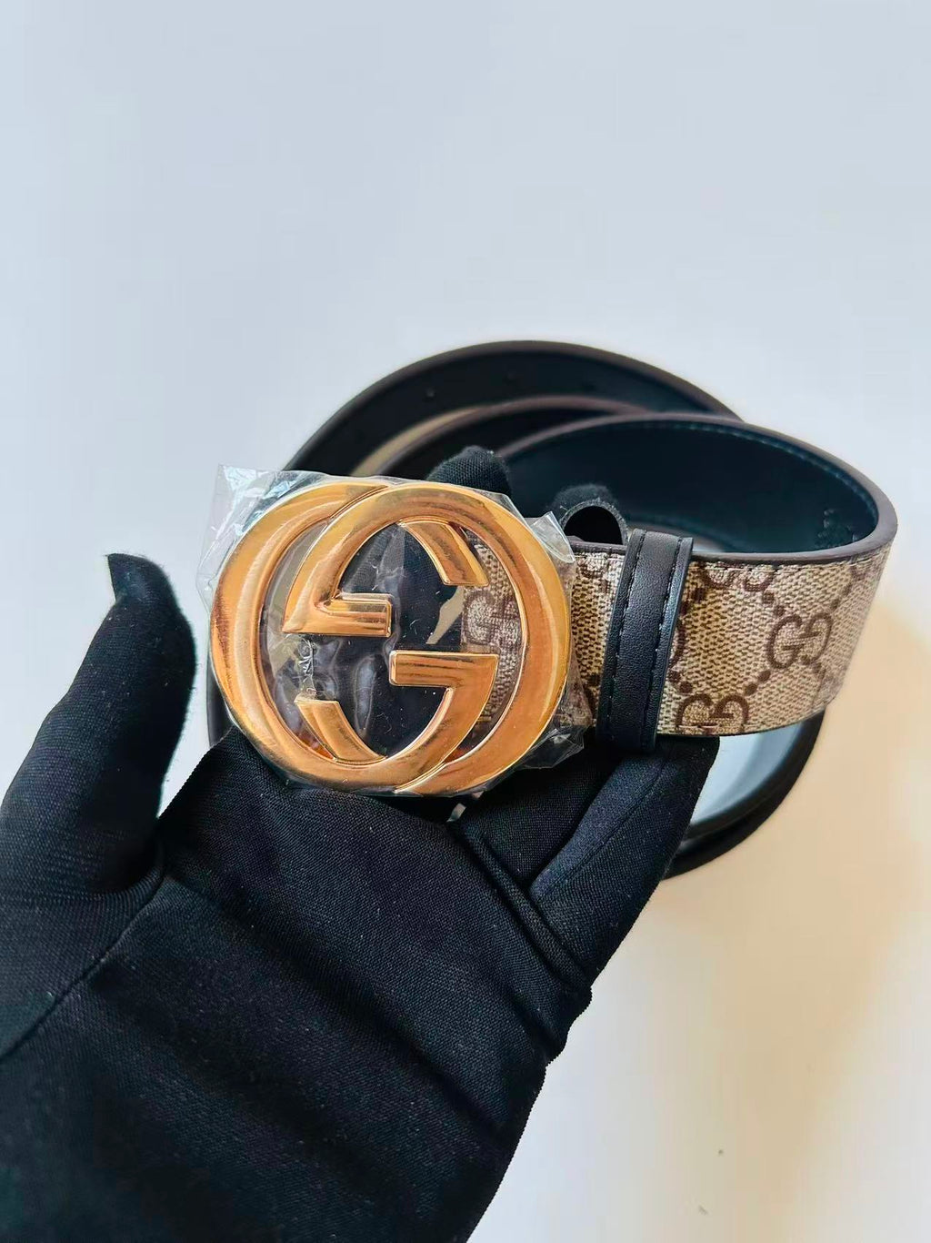 Fashion Gold and Sliver Gucci Leather Belt ,Best Quality Blet For Apparel