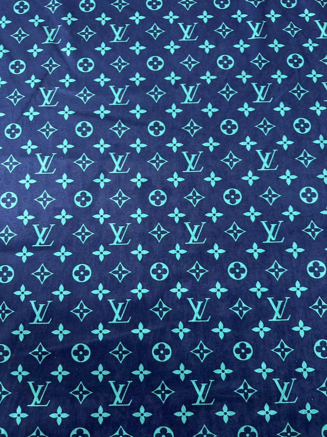 Fashion Dark Blue With Turquoise Suede Fabric For Handmade Sneaker,Car Upholstery and Apparel By Yard